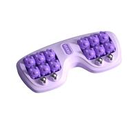 Sharplace Rouleau de massage double pour les pieds, outil de massage compact et portable pour la maison et le bureau, idéal pour les longues périodes, Violet