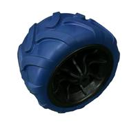 Sharplace Roulette pivotante en PU Solide, pièce de Rechange Robuste pour Chariot de Plage Pliable, Bleu