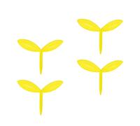 Sharplace s de dessin animé, portepapier marqueur de livre pour adolescents enfants écrivains accessoires de livre à la maison, JAUNE