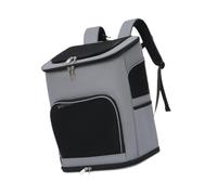 Sharplace Sac à Dos de Transport Respirant pour Chat et Petit Chien, Sac de Portable et léger Oxford pour la Marche, la randonnée, Les, Le, Gris