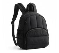 Sharplace Sac à Dos Étanche en Nylon Matelassé Léger Sac à Dos Compact avec Multiples Compartiments Pochette Anti Sangles Rembourrées Adapté aux Déplacements Urbains et Usage Scolaire, Noir