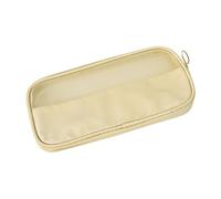 Sharplace Sac de maquillage en filet Pouche avec une fermeture à glissière Sac de lavage cosmétique de polyvalent pour la randonnée en plein air, 22cmx10.5cmx1.5cm