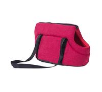 Sharplace Sac de Transport de Voyage pour siège de Voiture pour Chien Transporteur Confortable pour Animaux de Compagnie pour Voyager de Petits Animaux, Rouge 45x22x20cm