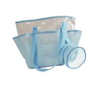 Sharplace Sac Plage pour Femme, Sac Courses, à Main idéal pour Un Anniversaire, Les trajets Domicile-Travail, Une soirée ou des Vacances, Bleu