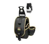 Sharplace Sacoche à outils rotative et facile à clipser, sacoche ceinture noire, multifonctionnelle, portable et efficace en tissu EVA Oxford pour