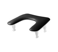 Sharplace Salon nail art hand repos salon repos hand coussin manucure table tampon u forme de forme réglable outil salon outil pour les ongles de maison, Noir