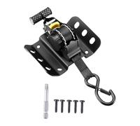 Sharplace Sangle d'arrimage rétractable à cliquet automatique, crochets en S ergonomiques à dégagement rapide pour remorques, bateaux, fourgonnettes de