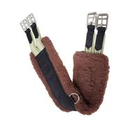 Sharplace Sangle de Cheval avec Boucle en Acier Inoxydable, Sangle de Selle, de Dressage Courte pour Cours en Club, entraînement Longue Distance, 100cm