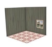 Sharplace Scène de mise en page de fond 1:6, scène d'affichage de scène, scène de Diorama, vitrine de modèle de véhicule pour Mini voiture moulée sous pression, salon