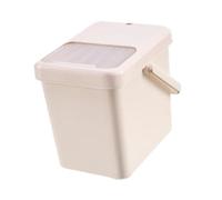 Sharplace Seau à marc de thé portable, poubelle blanche pour la maison et le bureau, accessoires de cérémonie, filtre à résidus de thé, 10 L