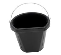 Sharplace Seau d'alimentation pour Chevaux, mangeoire en Caoutchouc, bac de Rangement Polyvalent, Seau Utilitaire de 18 L, d'alimentation Suspendu pour