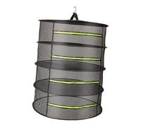 Sharplace Séchoir à Herbes, Panier à Fruits, épices, Multi-usages, Fleurs, Coupe-Vent, Jardin, extérieur, Pliable, bourgeons, Filet en Maille Suspendu, 4 Couches