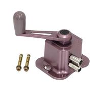 Sharplace Séchoir à linge à manivelle, agitateur manuel, installation facile, cintre polyvalent, accessoires, pièces de rechange pour le linge, Rouge