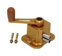 Sharplace Séchoir à linge à manivelle, agitateur manuel, installation facile, cintre polyvalent, accessoires, pièces de rechange pour le linge, Doré