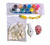 Sharplace Serpent télécommandé à monter soi-même, jouet électrique d'anniversaire, par USB, infrarouge, non assemblé, pour enfants et garçons, Crotale