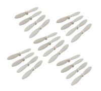 Sharplace Set 20pcs Hélice 2-Ailettes Accessoires de Rechange pour Cheerson CX 10 Mini Drone - Blanc