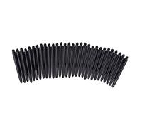 Sharplace Set de 30pcs 48mm Porte-Empennages Barres de Fléchettes Tiges Shaft Équipement Jeu Fléchettes, Noir, 48mm