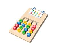 Sharplace Slide Puzzle Preschool Educational Brain Teasers Puzzles Wooden Toys for Age 3 4 5 6 7 Children Boys Girls Girls Cadeaux