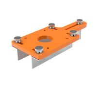 Sharplace Socle de défonceuse à bois, support de rainurage, plaque d'insertion pour table de défonceuse portable, pour armoire, machine à affleurer 64-65 mm, avec Limite