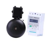 Sharplace Sonnette électrique en fonte, accessoires flexibles, son clair, sonnette d'école portable pour usine, institution, école, hôtel, 6 Pouces