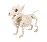 Sharplace Squelette de Chien d'Halloween, Décoration de Squelette de Chien pour Halloween, Articulations Mobiles, Décoration de Scène Squelette Effrayant pour d'Halloween, Maison Hantée, Cimetière