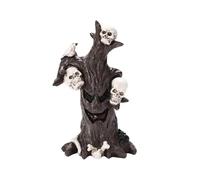 Sharplace Statue d'arbre d'Halloween en résine, accessoire effrayant et léger, figurine d'Halloween, décoration de table pour table de fête en