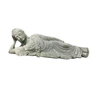 Sharplace Statue de Bouddha couché, figurine décorative de collection, sculpture pour aquarium, bureau, salon, terrasse