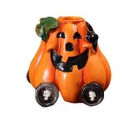 Sharplace Statue de Citrouille Ornement pièce maîtresse de Table Figurine de Citrouille décoration d'halloween pour étagères Bureau dortoir rebords de, sans Fantôme