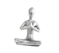 Sharplace Statue de en résine, figurine décorative représentant une posture de, sculpture d'art moderne pour la méditation, idéale pour décorer, Prier