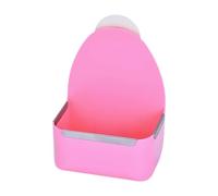 Sharplace Support à Foin, gamelle, bac à Nourriture, Bouton de sécurité, Panier à Nourriture, Cadre en Herbe, Support pour Petits Animaux, Hamsters, hérissons, Rose