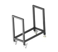 Sharplace Support à, Grille à bûches de cheminée, Support Multifonctionnel et Robuste en métal, Support à avec Roues pour