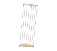 Sharplace Support d'angle en Bois pour Jouets en Peluche, Organisateur de Rangement pour Jouets, Grande capacité, Rangement Mural à Suspendre pour dortoir, Rose
