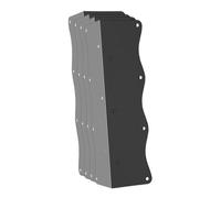 Sharplace Support d'angle pour Jardin surélevé 28 x 7,6 x 7,6 cm, connecteur d'angle pour Jardin surélevé, pour armoires, Lits surélevés, projets de, 4 Pièces