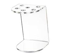 Sharplace Support de ciseaux transparent à 6 compartiments pour salon de coiffure