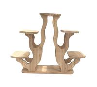 Sharplace Support de table pour plantes, étagère pour plantes, présentoir polyvalent en bois pour figurines, objets de collection, photos