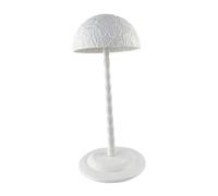Sharplace Support de tête de perruque, présentoir de chapeau, support de table antidérapant en dentelle, de rangement pour coiffer les perruques et sécher les, Blanc