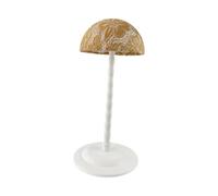 Sharplace Support de tête de perruque, présentoir de chapeau, support de table antidérapant en dentelle, de rangement pour coiffer les perruques et sécher les, Brun
