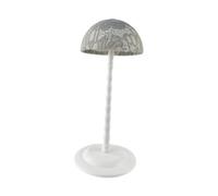 Sharplace Support de tête de perruque, présentoir de chapeau, support de table antidérapant en dentelle, de rangement pour coiffer les perruques et sécher les, Gris