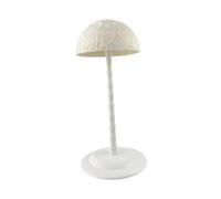 Sharplace Support de tête de perruque, présentoir de chapeau, support de table antidérapant en dentelle, de rangement pour coiffer les perruques et sécher les, Beige