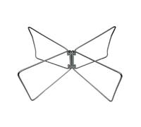 Sharplace Support Pliable pour glacière de Camping, Support métallique Portable pour glacière, idéal pour la pêche, Les Pique-niques, Les et la Cuisine, Argent