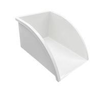 Sharplace Système de Collecte des eaux de Pluie Pelle à poussière à Eau Baril de Pluie Collecteur d'eau de Tuyau de Descente Extension du déflecteur de pour, Blanc