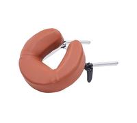 Sharplace Table de massage avec coussin en U pour le visage et la nuque, appui-tête doux et léger pour le spa de beauté, appui-tête de massage confortable, Rouge Marron