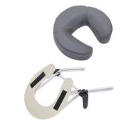 Sharplace Table de massage avec coussin en U pour le visage et la nuque, appui-tête doux et léger pour le spa de beauté, appui-tête de massage confortable, Gris