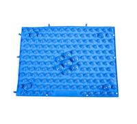 Sharplace Tapis de massage des pieds par acupression, tapis sensoriel, dalle sensorielle créative, de sol pour bureau, fitness, domicile, usage professionnel, Bleu