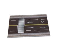 Sharplace Tapis de Parking pour Maquette d'autoroute à l'échelle 1/64, arrière-Plan, antidérapant, Garage Souterrain, Diorama, Mini Garage pour Voiture, avec Passage Piéton