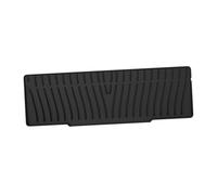 Sharplace Tapis de robinet en silicone avec rebord anti-gouttes, protège-comptoir avec bordure d'évacuation, protection anti-éclaboussures pour évier de, Noir