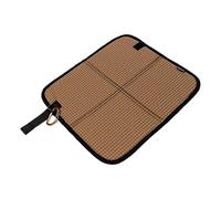 Sharplace Tapis de Sol Pliable et imperméable, Compact et Polyvalent, avec Cintre, Portable, 35 x 31 x 1 cm, pour Accessoires de pêche, Confortable, Brun