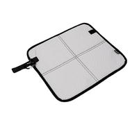 Sharplace Tapis de Sol Pliable et imperméable, Compact et Polyvalent, avec Cintre, Portable, 35 x 31 x 1 cm, pour Accessoires de pêche, Confortable, Gris Argent