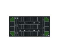 Sharplace Tapis de stationnement moulé sous Pression 1/64, Tapis de Sol de stationnement, Cadeau de Collection, présentation de Voiture Miniature 1:64, Mini, Style C