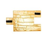 Sharplace Tapis de Tampon en béton, Texture Pierre vive, Artisanat Portable, 50 x 30 cm, modèle de Moulage en stromatolite, modèle en béton pour Sol, Cour,